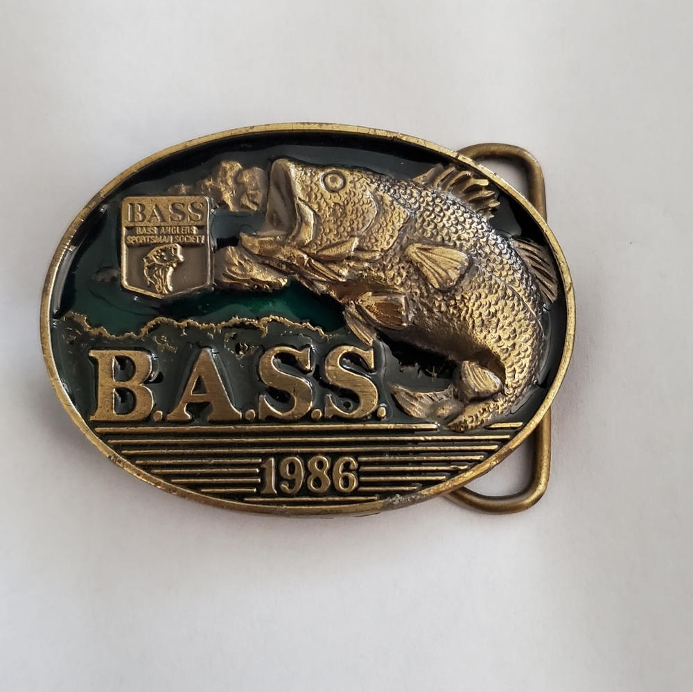 1986 B.A.S.S. Belt Buckle